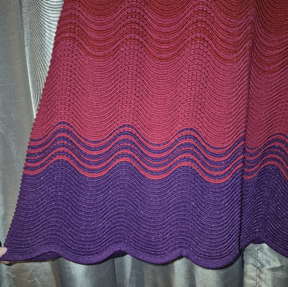 Multicolor Wave Pattern Dress - image 4
